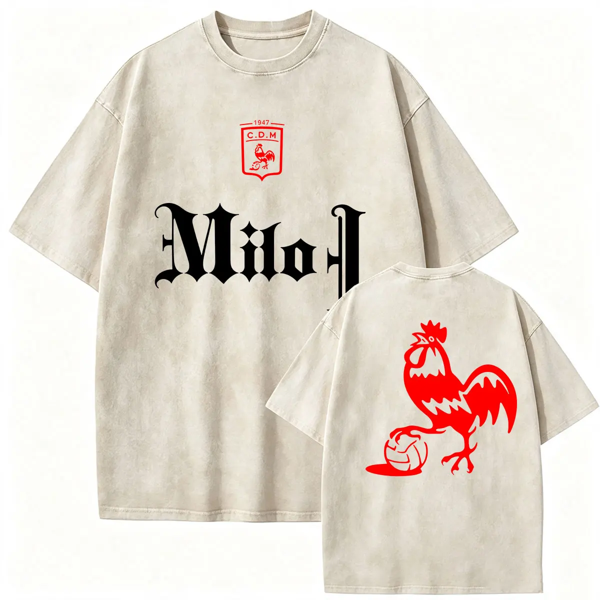 Milo J Tour Album 2026 Vintage Washed T Shirts Men Women Summer High Quality Cotton T-shirt Clothing Fashion Short Sleeve Tshirt