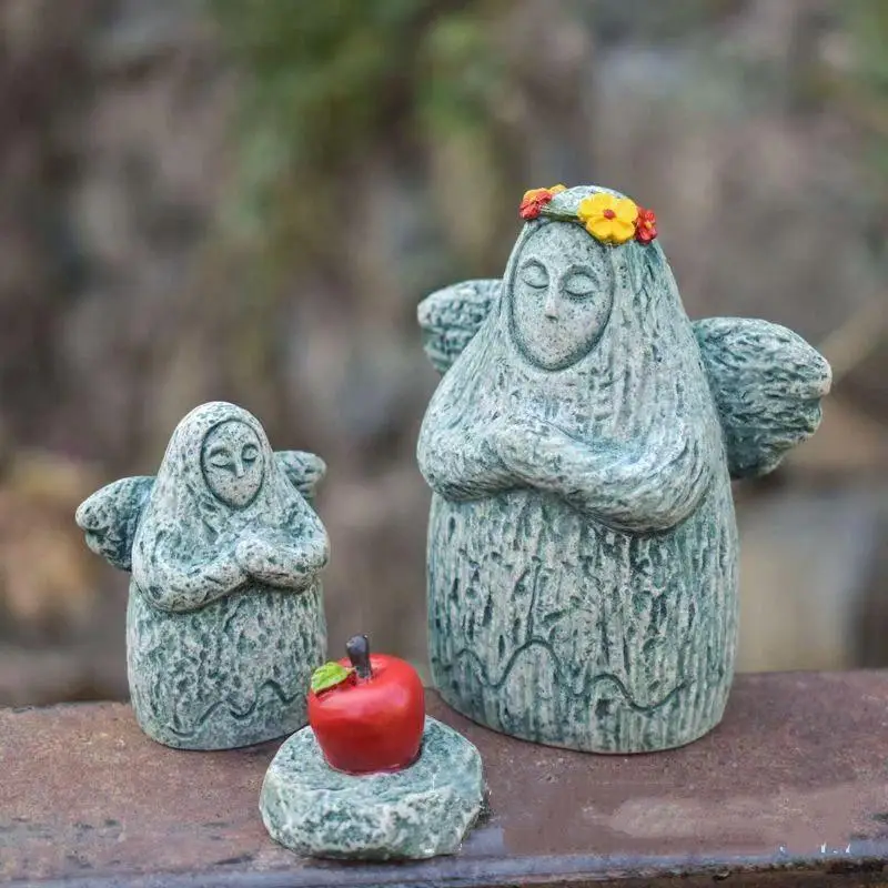 .1Pcs BOTW Goddess Stone Statues Cursed Goddess Statue Props Shrine Statue Gifts For Gamers