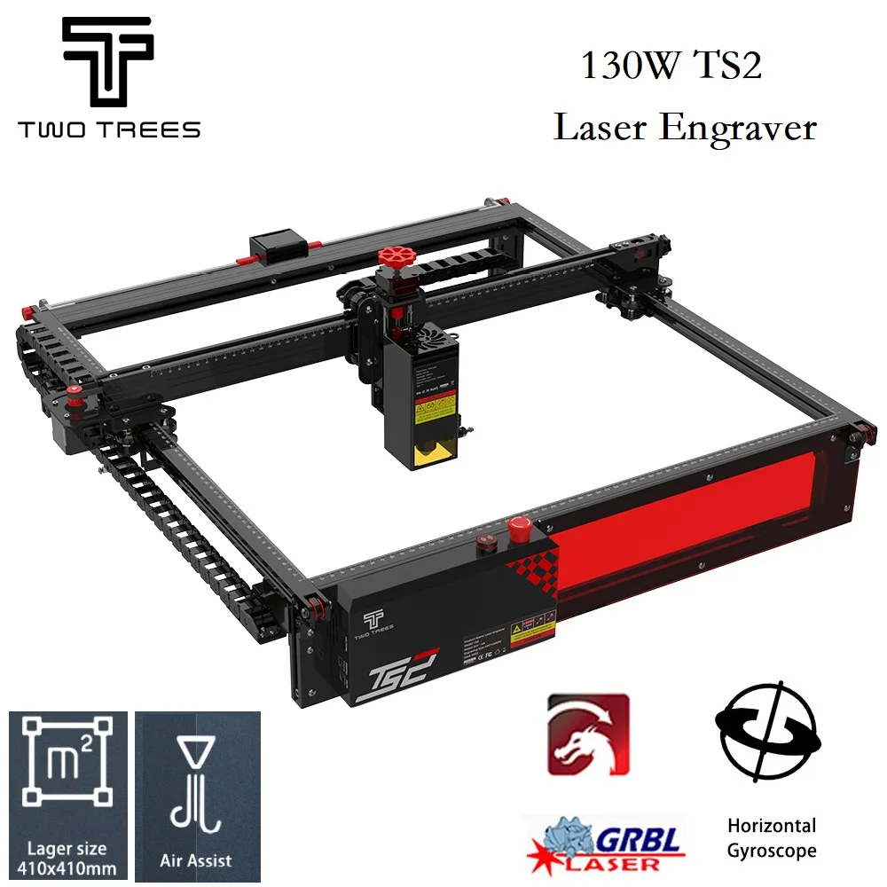 Twotrees TS2 20W grawer laserowy CNC metalowa maszyna do grawerowania laserowego wycinarka laserowa skóra drewno akryl wsparcie sterowanie offline