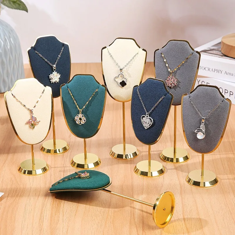 

Металлическая подставка для ожерелья, минималистичный кулон, держатель для хранения, экспонент, полка для демонстрации ювелирных изделий, браслеты, органайзер, упаковка