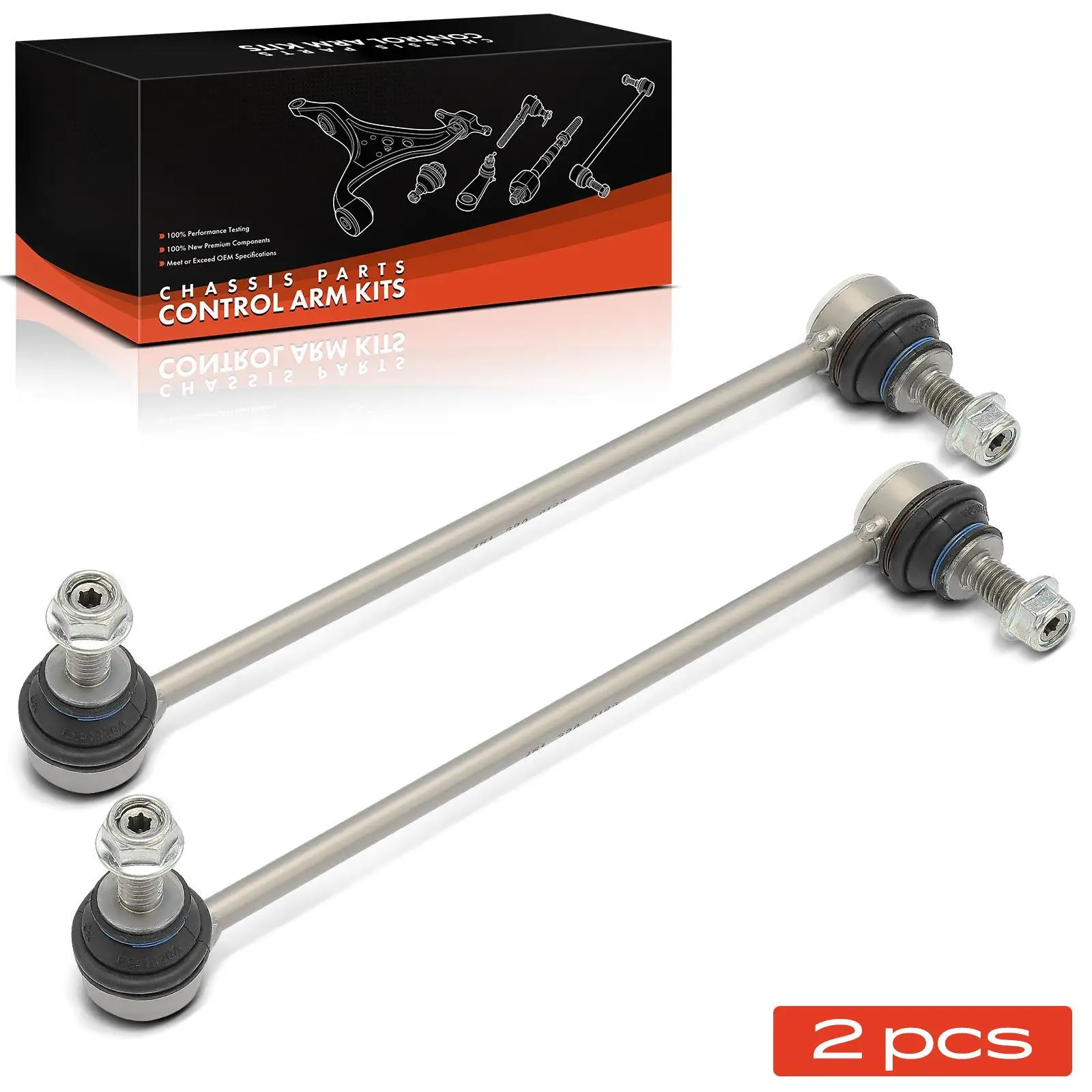 Frankberg 2x Koppelstange Vorderachse links rechts für Smart Fortwo Cabrio 451 Fortwo Coupe 0.8L Bj ab 2007 4513200189 K750570