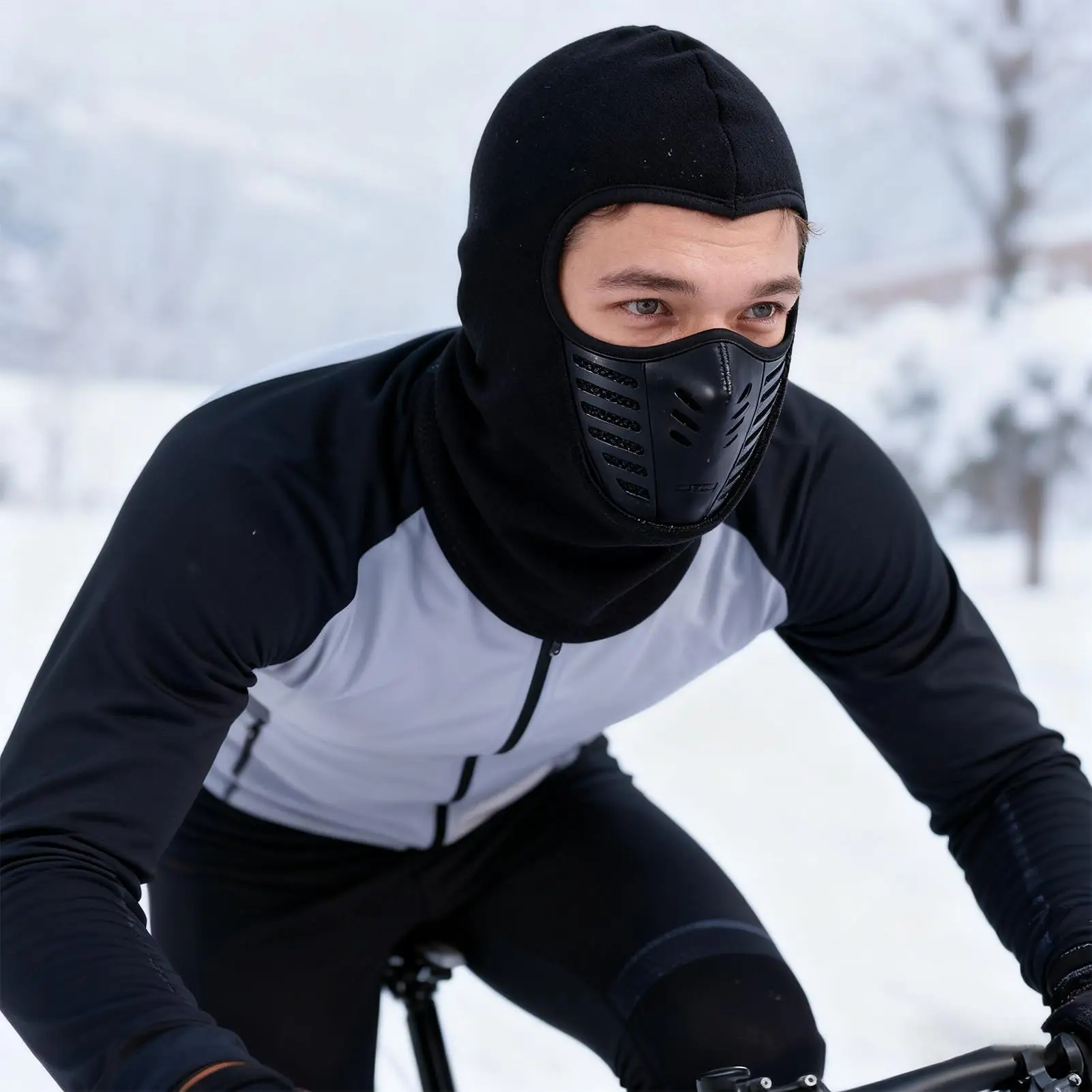 

Зимнее покрытие для лица, ветрозащитные, толстые, теплые, дышащие, эластичные головные уборы для мужчин и женщин, гетры для лица для рыбалки, езды на велосипеде