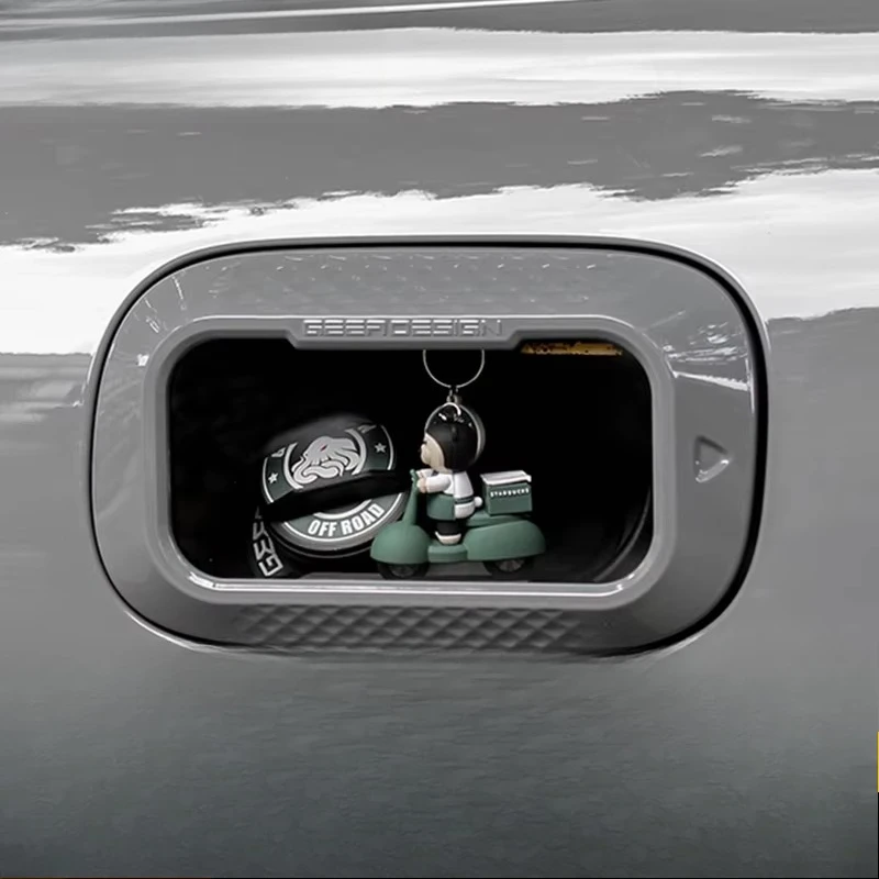 Teng Qian Tank 300 SUV Fuel Tank Cap Retrofit/Upgrade Modification Transparent Window Style Wide Body Protection Dust Cover