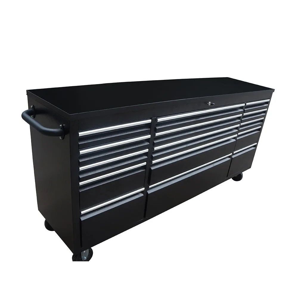 

New Product 72-inch Industrial Stainless Steel Rolling Tool Cabinet Antibacterial Workbench with Garage Workshop Storage