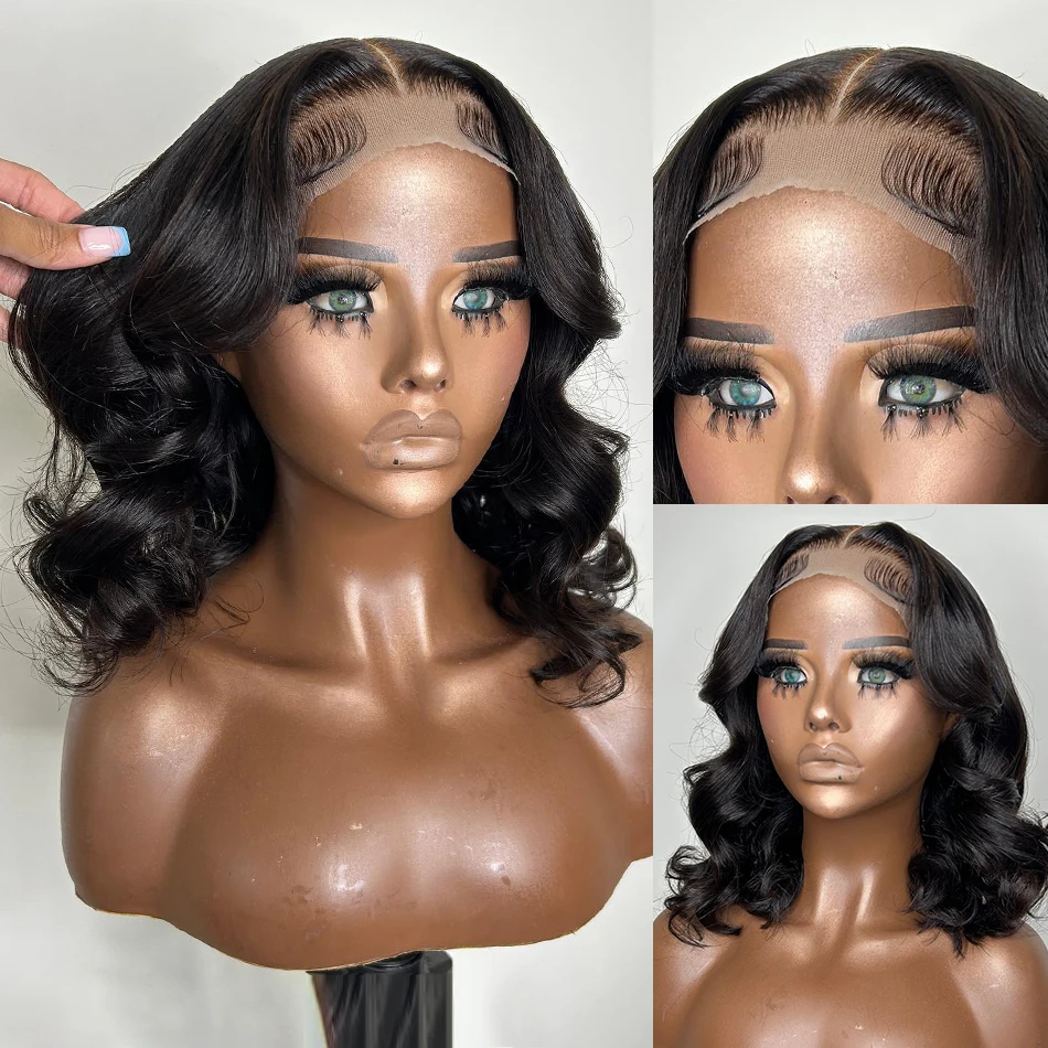 5x5 Bob T Part Closure Wig 13x6 HD Transparent Pre Plucked Body Wave Lace Frontal Wig 13x4 Lace Front Human Hair Wigs For Women