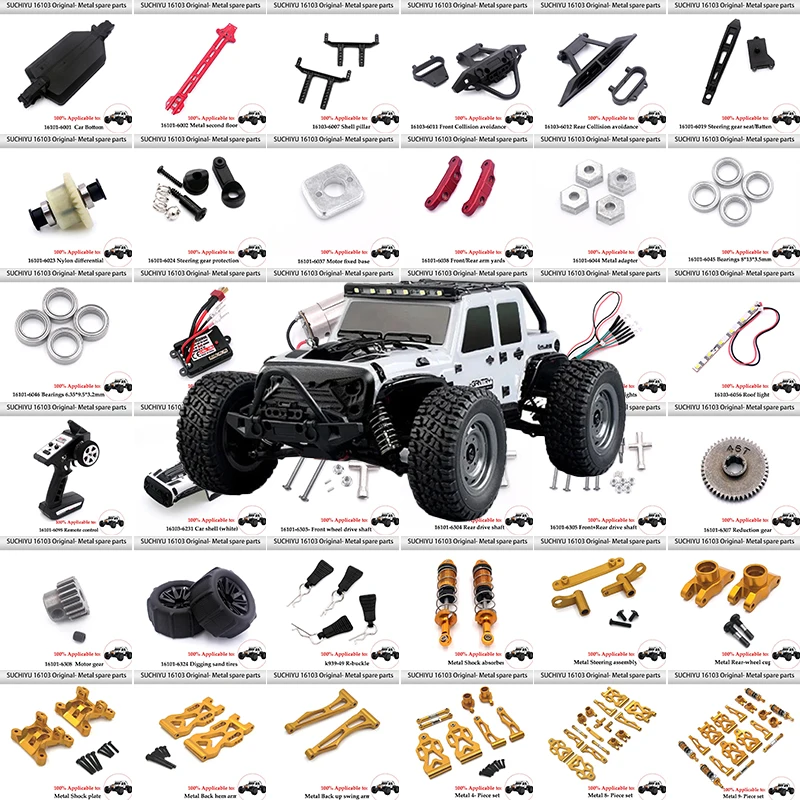 Neumáticos Rueda Camión Monstruo Hexagonal Para SCY 16101 16102 16103 1:16, Piezas Actualización De Coche Todoterreno RC,  6324