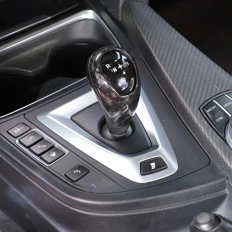 For BMW M2 F87 M3 F80 M4 F82 M5 F83 F10 F85 X5M F86 X6M F12 Real Carbon Car Gear Shift Shift Lever Decoration Gear Handle Cover 3