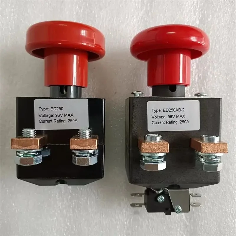Replace for Albright ED 250 ED250 ED250B-1 ED250AB-2 96V Emergency Button Stop Switch Disconnect Switch, Vehicle Accessories