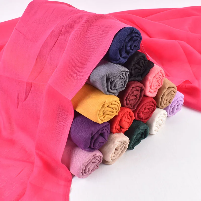 Autumn and Winter New Warm Solid Tassel Scarf Sun Protection Warm Shawl