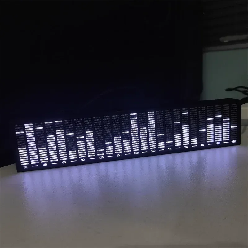 LED audio spectrum display pickup ambient light voice-activated music spectrum e-sports room atmosphere rhythm light car