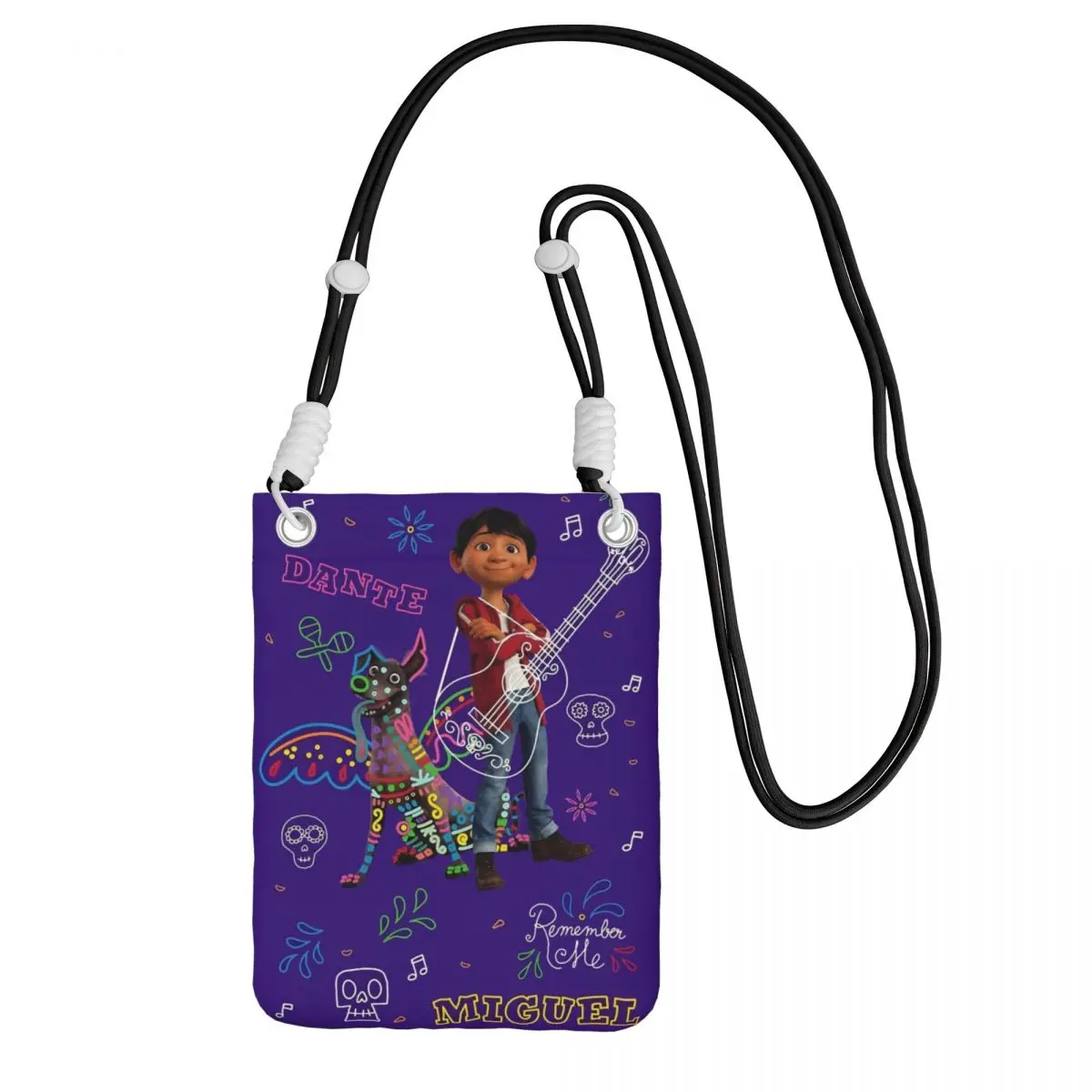 

Кошелек для смартфона Coco на заказ с ремешком, комедийная анимационная сумка через плечо для женщин и мужчин, дорожная сумка для мобильного телефона