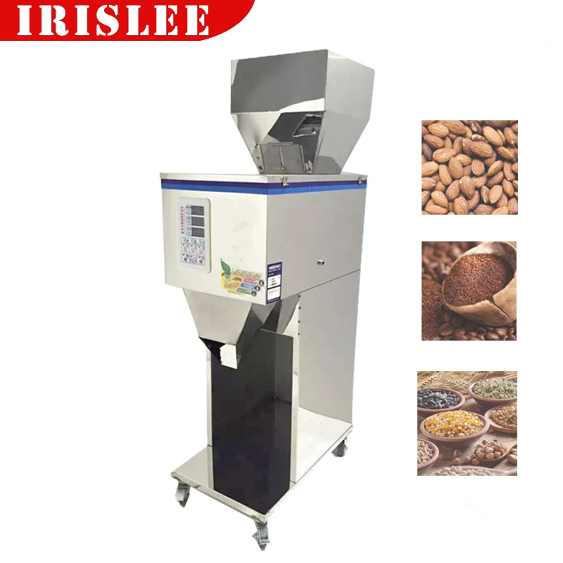 Automatic Bag Powder Filler Particle Weighing Filling Machine For Tea Seeds Grains Food Packing Machine