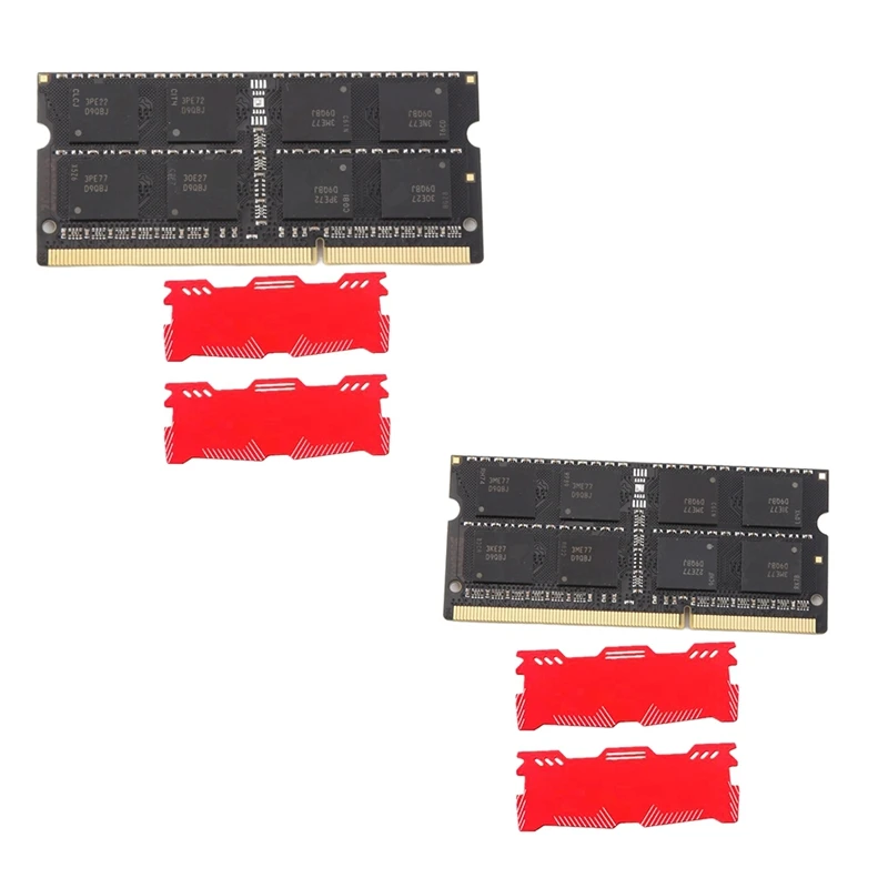 For MT 8GB DDR3 Laptop Ram Memory+Cooling Vest 1333Mhz PC3-10600 204 Pins 1.35V SODIMM For Laptop Memory Ram Durable