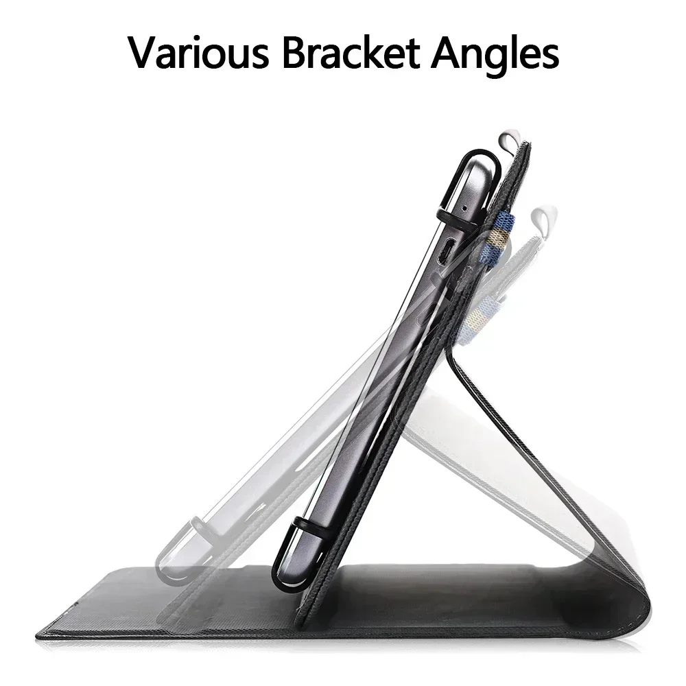 Universal 10 "tablet caso capa de couro do plutônio para 7 8 9 10.2 10.5 10.9 11 Polegada para ipad ar 1 2 3 4 tablet caso para ipad samsung