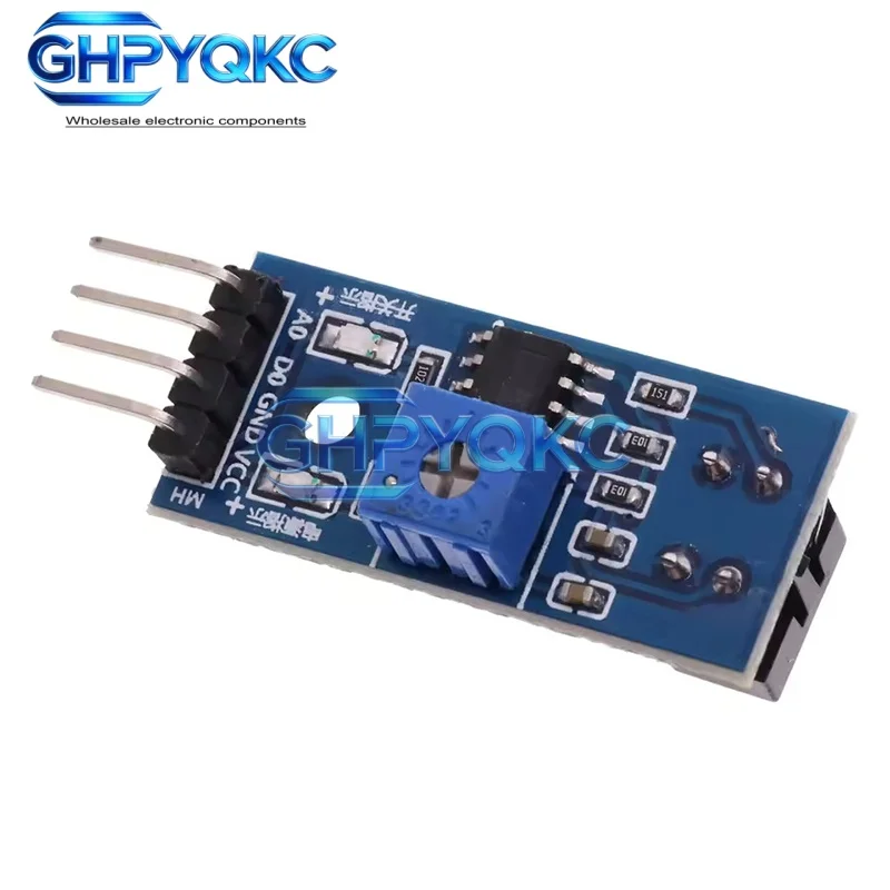 TCRT5000 Infrared Reflective Sensor Module, IR Photoelectric Switch Barrier Line Tracking Board, 3.3V Diode Triode Module