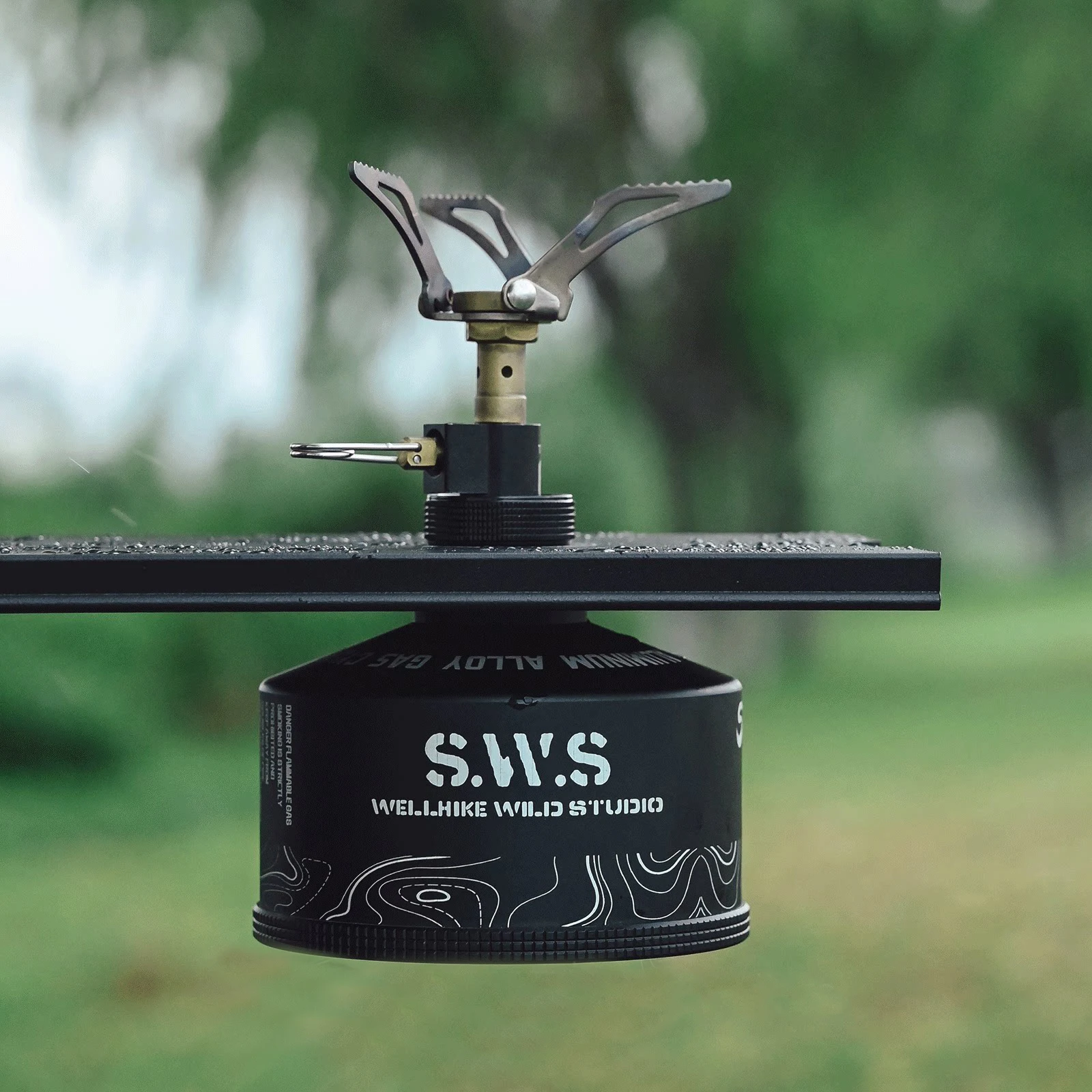 Mini Burner Connector Flat Gas - Camping Cooking Table With Windshield 评论和价格