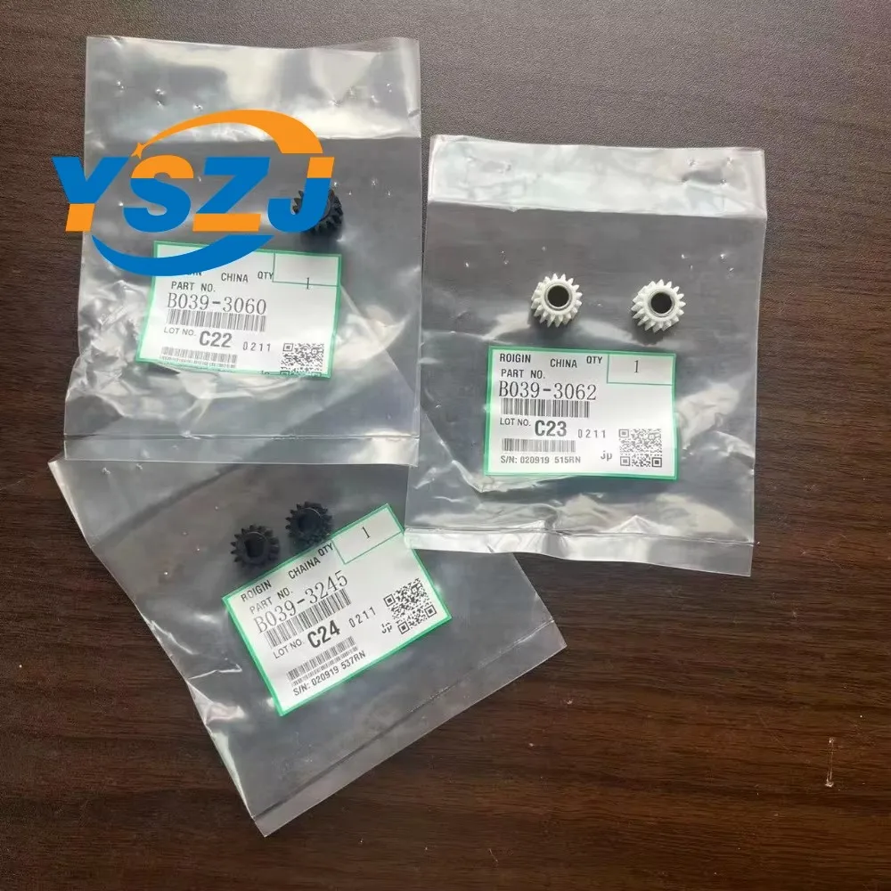 10SETS 1015 Developer Gear Kit B039-3062 B039-3060 B039-3245 for Ricoh Aficio 1015 1018 2015 2018 3025 3030 MP1600 MP2510 MP3010