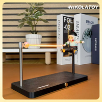 Not Nikolatoy Son Goku Kamehameha Wave Magnetic Light Lamp Dragon Ball Kakarotto Model Ornament Anime Peripheral Toy Kid Gift