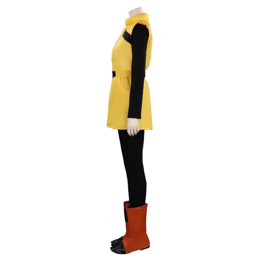 Cosplay Anime Z-Bulma Yellow Top Dress Uniform Halloween Adult Women's Fantasy Carnival Suit Girls no shoes