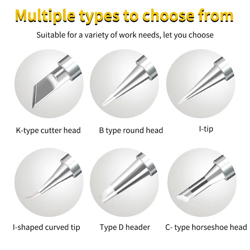 5 قطعة 900M-T-I 900M-T-B لحام الحديد محطة أداة حادة سبيكة لحام سماعات رأس داخل الساخن عارية سبيكة لحام كهربائي تلميح