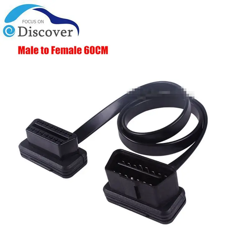 

Кабель-удлинитель OBD2, 16 контактов, 60 см, 60 см