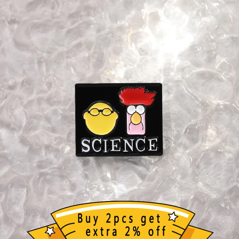 Scientific Chemical Beaker Enamel Pins investigative Subject Brooches Lapel Badges Related Jewelry Gift For Friendship Student