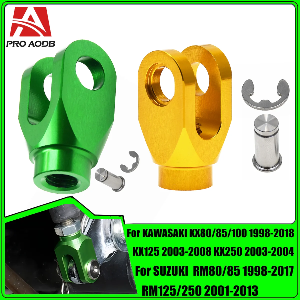 CNC Billet Rear Brake Clevis For Suzuki RM RMX DRZ DR-Z 400S 400SM LTR450 250SB Kawasaki KX KLX 80 85 100 125 250 D-TRACKER