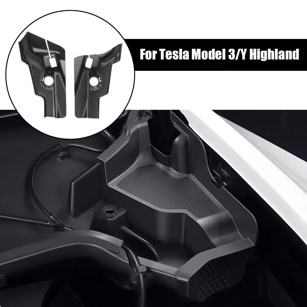 for Tesla Highland Front Trunk Water Guide Groove Anti-blocking Cover Leak Filter Protection For Model Y Car Accessories O5B6