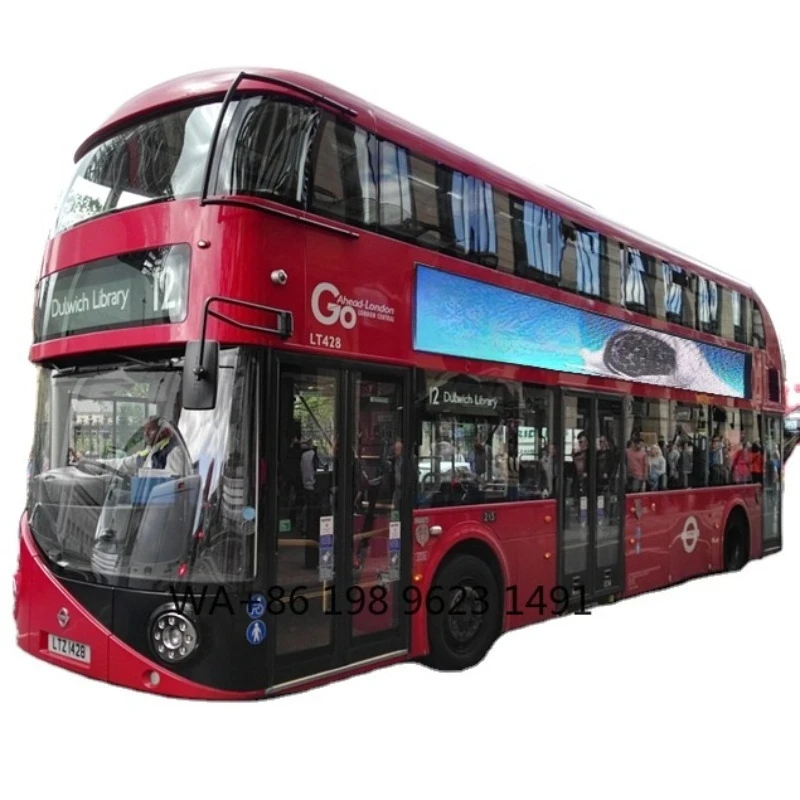 

P16 Full Color Outdoor LED Advertising Display Screen Smart LED Panel Waterproof Taxi Top LED Display Screen for Bus Vehicle