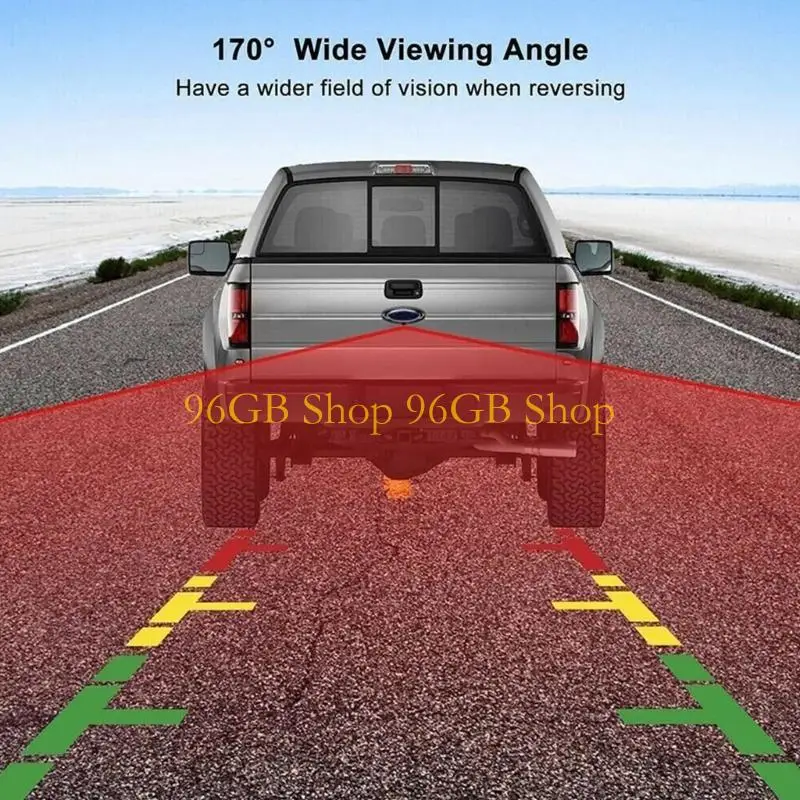 

96GB Car Tail Backup Gate Tailgate Handle with Backup Rear View Camera 02-09 55276237AA Durable For 1500 2500 3500 Auto Parts
