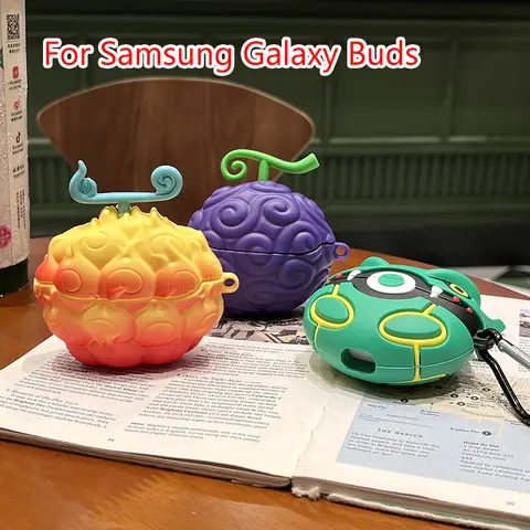 삼성 갤럭시 Buds3 프로 커버에 대한 악마 과일 케이스 GalaxyBuds Buds 3 공 만화에 대한 보호 쉘