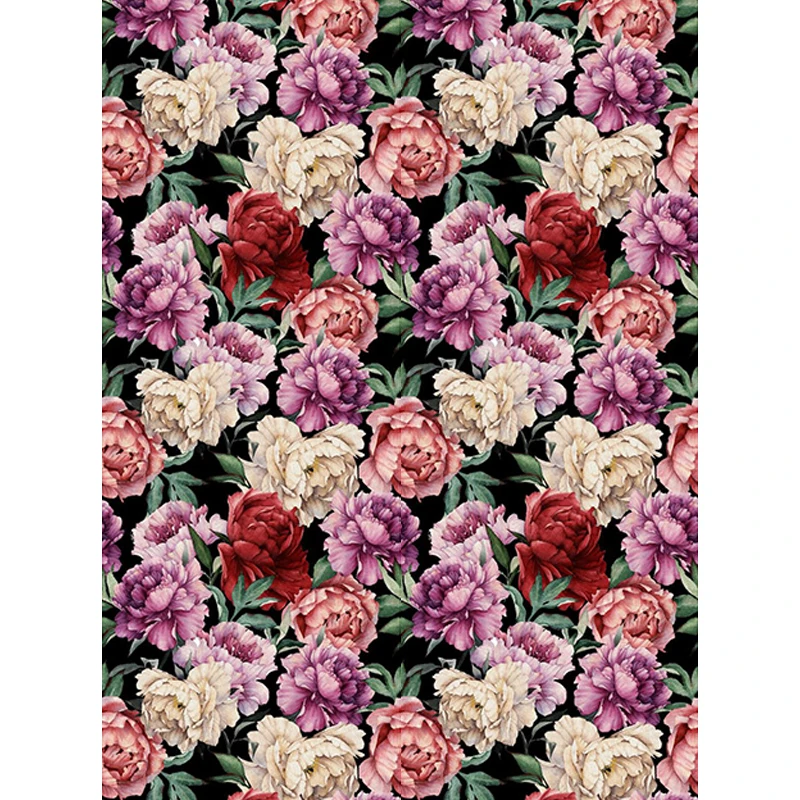 Tricolor Roses Vinyl Home Decoration Self Adhesive Wallpapers Living Room Bedroom Study Furniture Makeover wall Decor Stickers