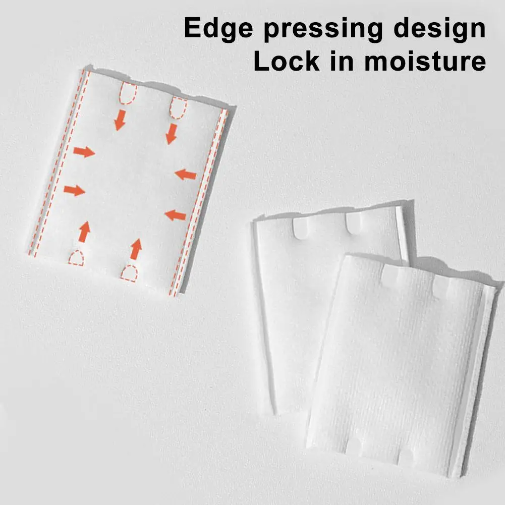 222/100 Stuks Wegwerp Katoenen Pad Handdoek Drielaagse Make-Up Accessoires Gereedschap Remover Touch Zacht Cosmetisch Wegwerp Katoen H 5X5