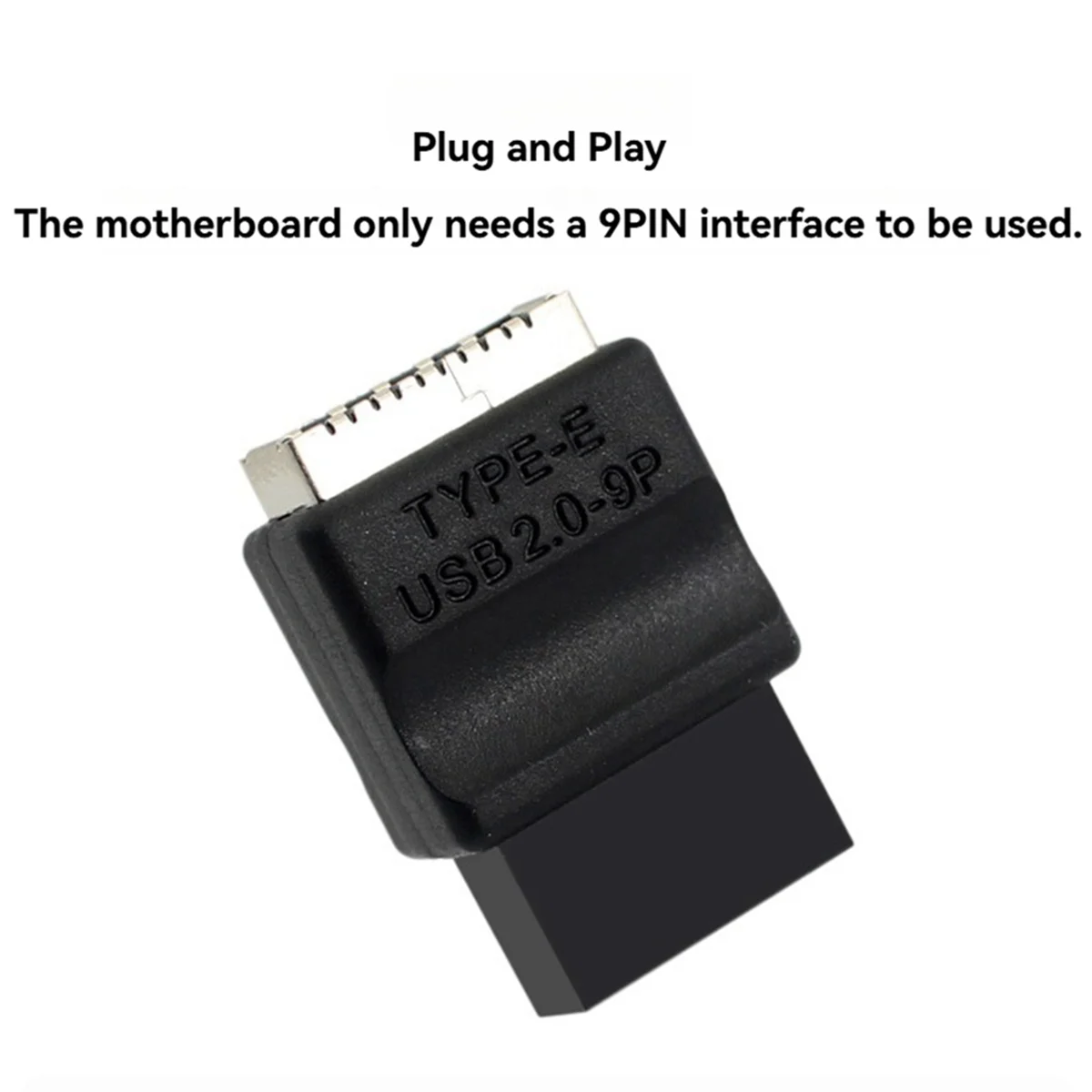 ATP-Motherboard USB2.0 9PIN Male to Type E Female Adapter TYPE E Interface Header Adapter