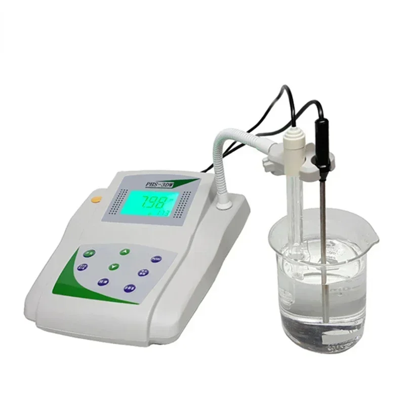 PHS-3DW Microcomputer-Type Digital Display PH Meter Desk Acidimeter Acid Salt Detector Temperature Automatic Compensation