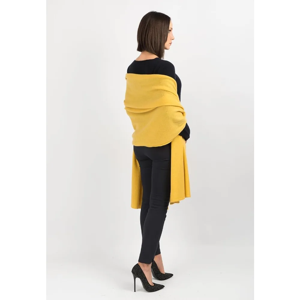 سرق كشمير 100% - غلاف كشمير فاخر مصنوع إيطاليًا لأسلوب أنيق