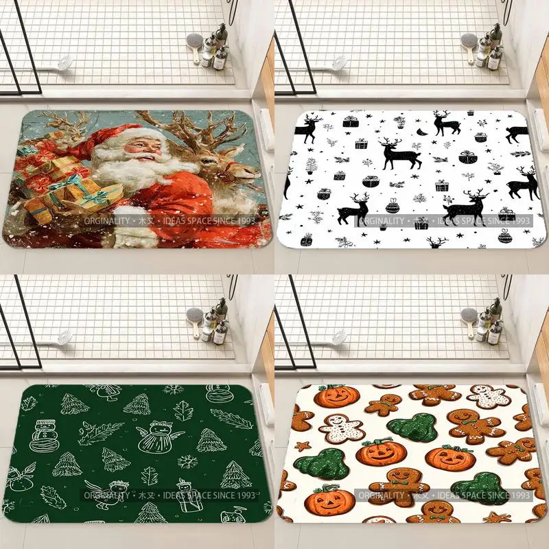 

Коврик для снежной рождественской елки, украшение для гостиной, домашний диван, нескользящий ковер, кабинет, спальня, татами, детский мягкий напольный коврик