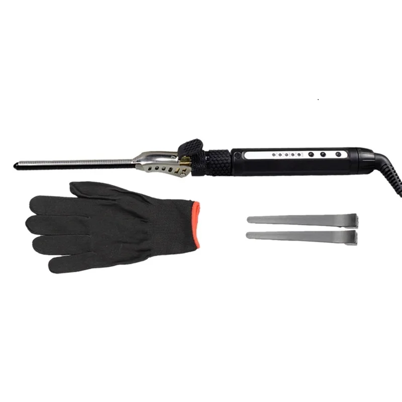 

Men's Hair Curler CeramicHair Curling Wand Small Hair Deep Curly Hair Curlers Rollers Curling Iron Rotating 360 Degree