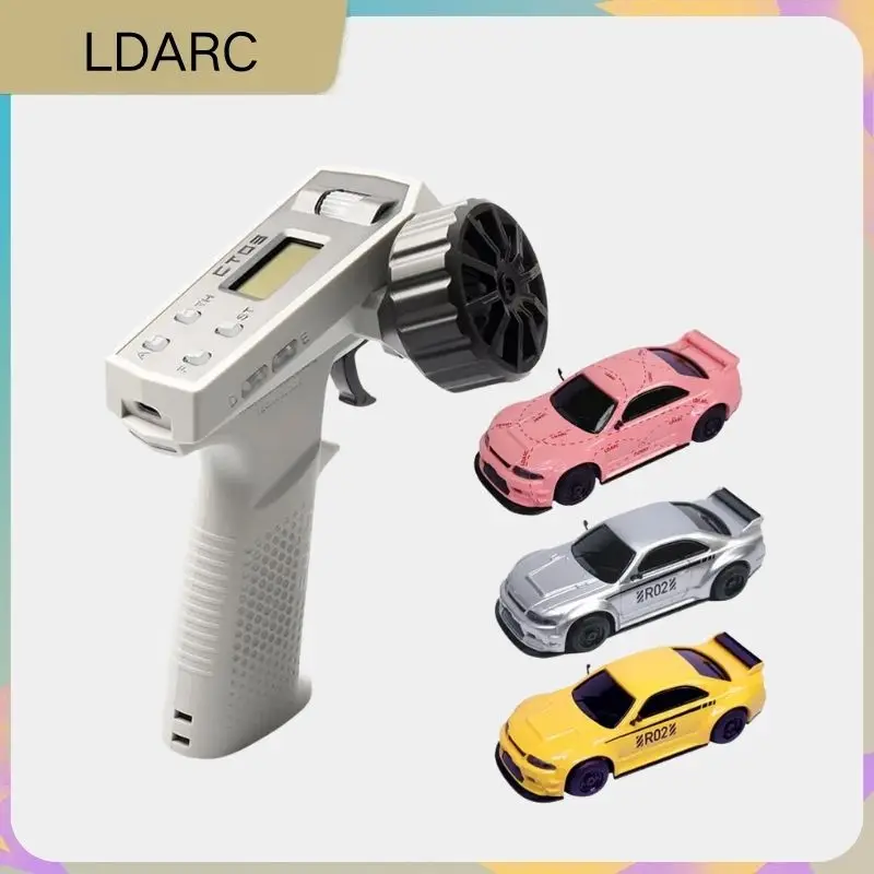 

LDARC R02 1/64 Scale Mini RC Drift Car RTR Ready to Run with 2.4GHz Remote Control for Adults Kids Desktop Racing Toy