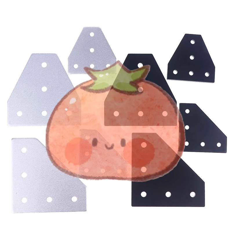 1 قطعة T/L نوع 5 حفرة لوحة مشتركة لوحة الزاوية ركيزة زاوية اتصال مشترك قطاع ل 2020 3030 الألومنيوم الشخصي