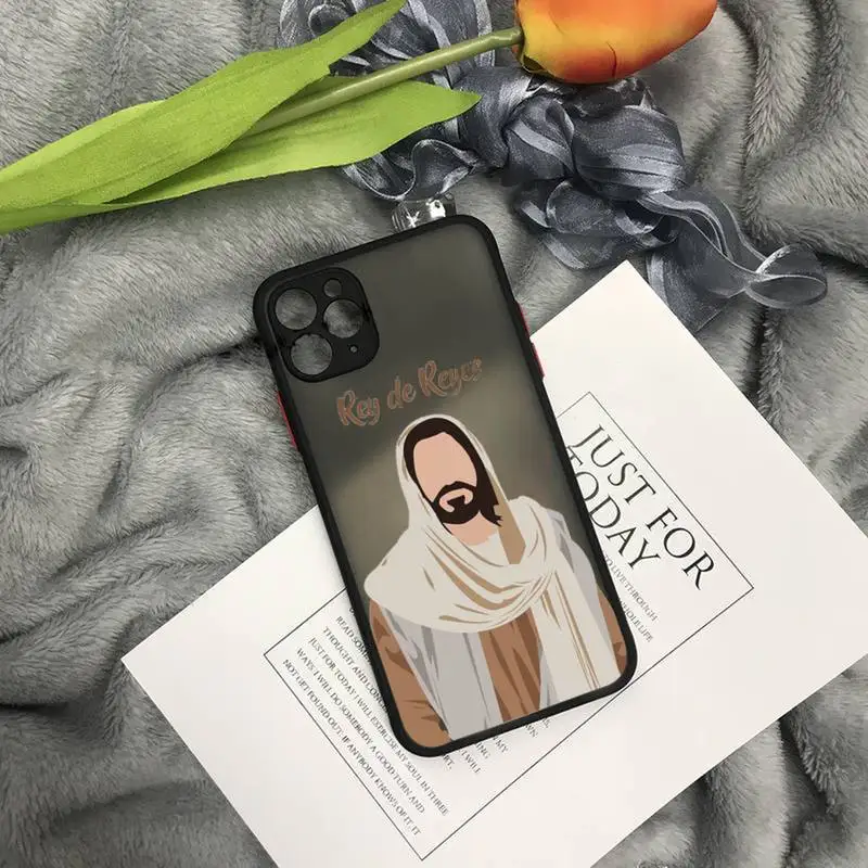 New Faith Christian Religious Jesus Phone Case matte transparent For iphone 11 12 13 7 8 plus mini x xs xr pro max cover