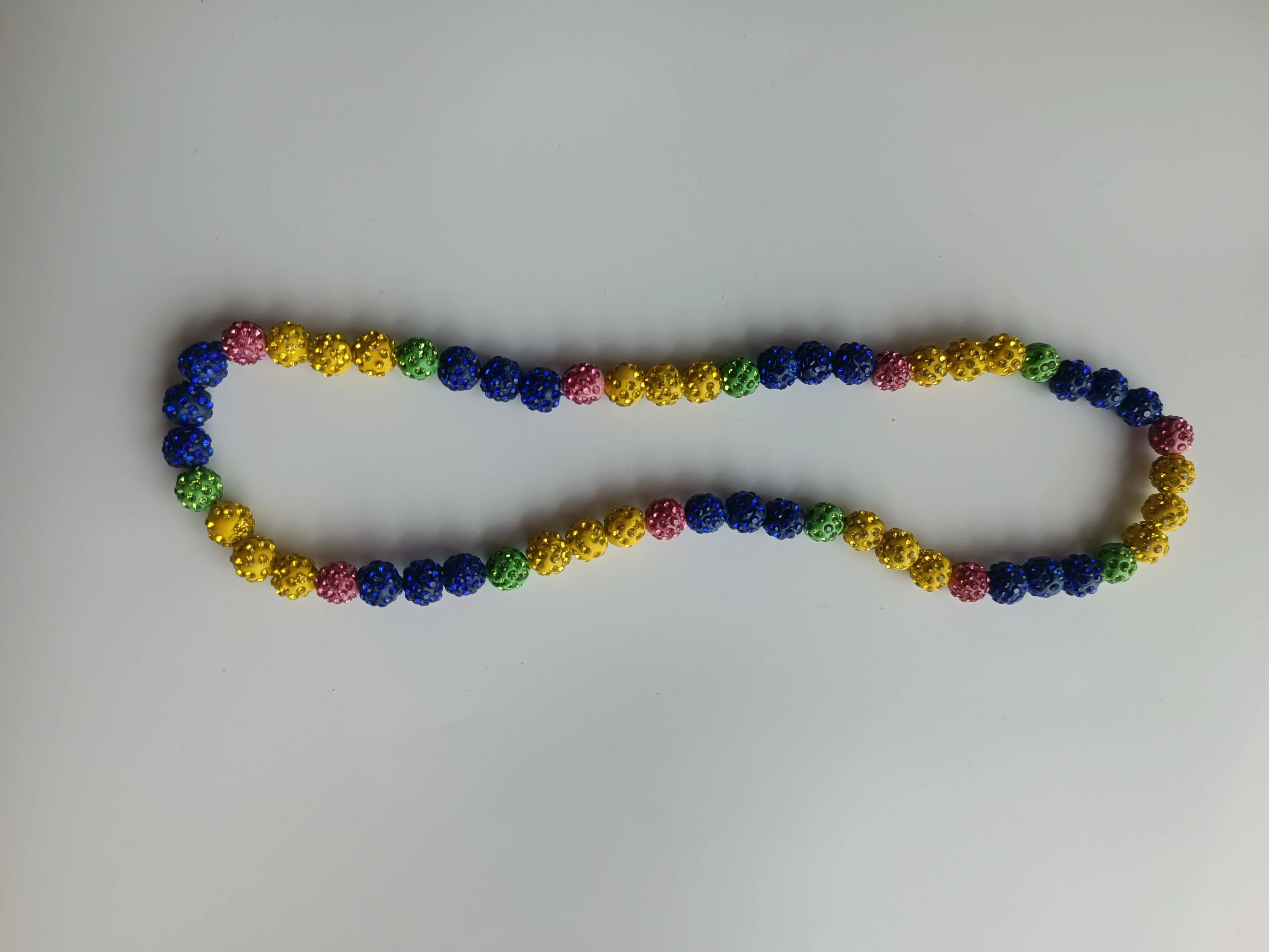 1pcs 10mm plastic cross Baseball Necklace for Men Bling  Ball Beaded Necklace baseball Players Lovers Inspired Jewelry l9h