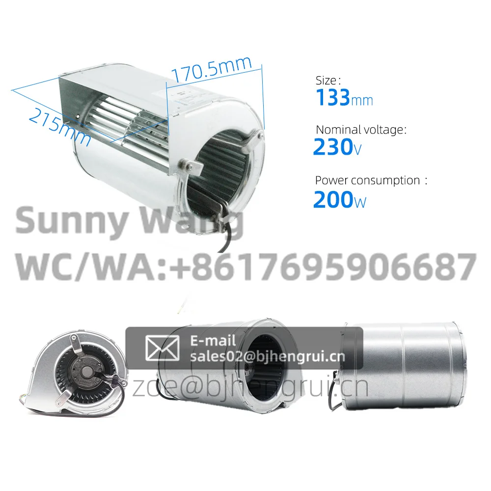 

ebmpapst D2E133-AM47-01 D2E133-AM47-01/A03 D2E133-AM47-65 230 В 190 Вт 0,84 А 710 м3/ч Охлаждающий вентилятор для инверторного вентилятора