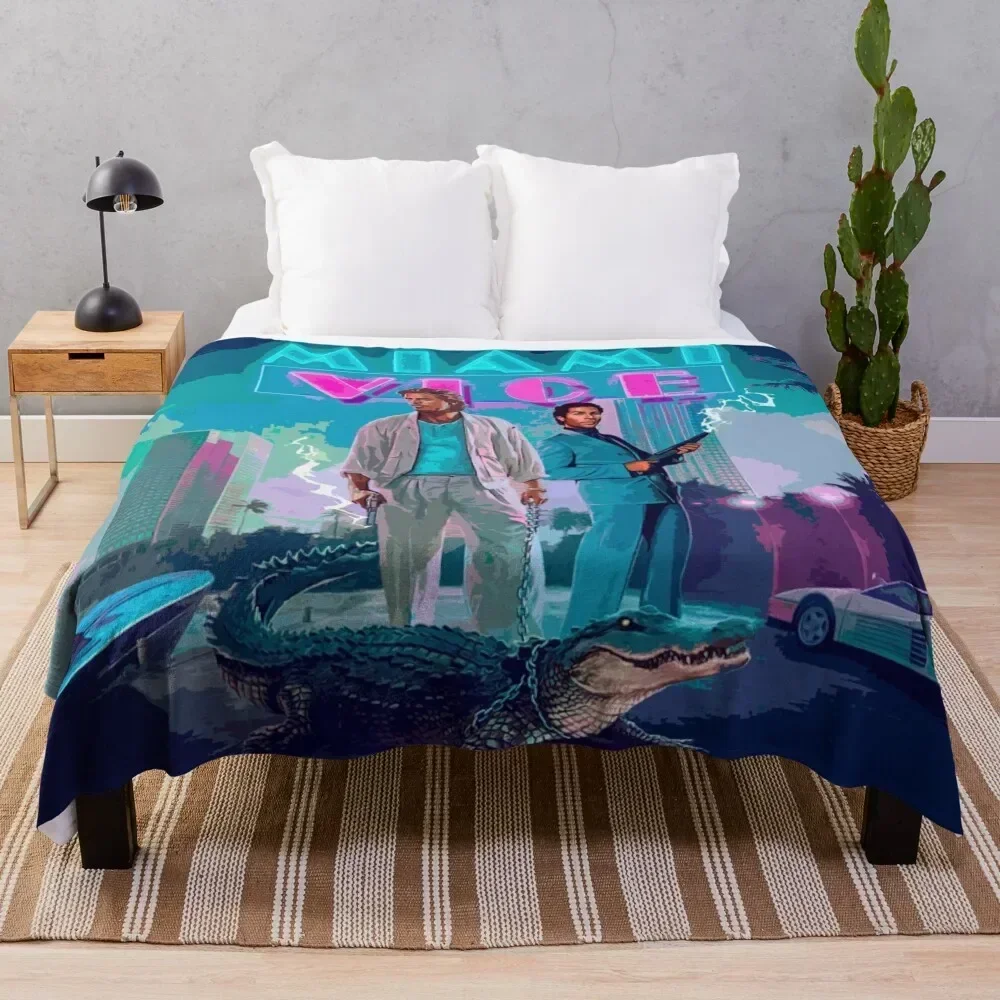 Miami Vice Forever V1 Throw Blanket Bed Fashionable Beautifuls for sofa Cute Blankets