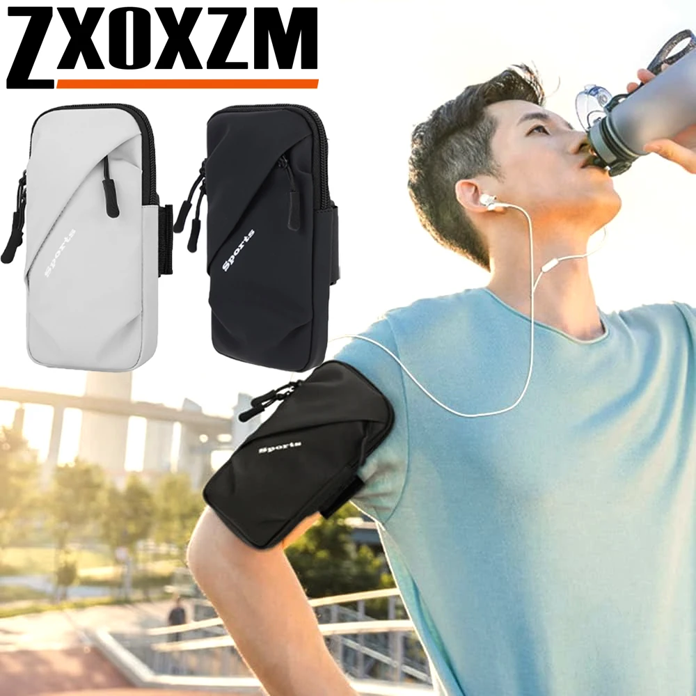 

1Pcs Waterproof Running Armband with Adjustable Strap, Sports Arm Bag Phone Armband Sleeve for Running, Walking, Hiking & Biking