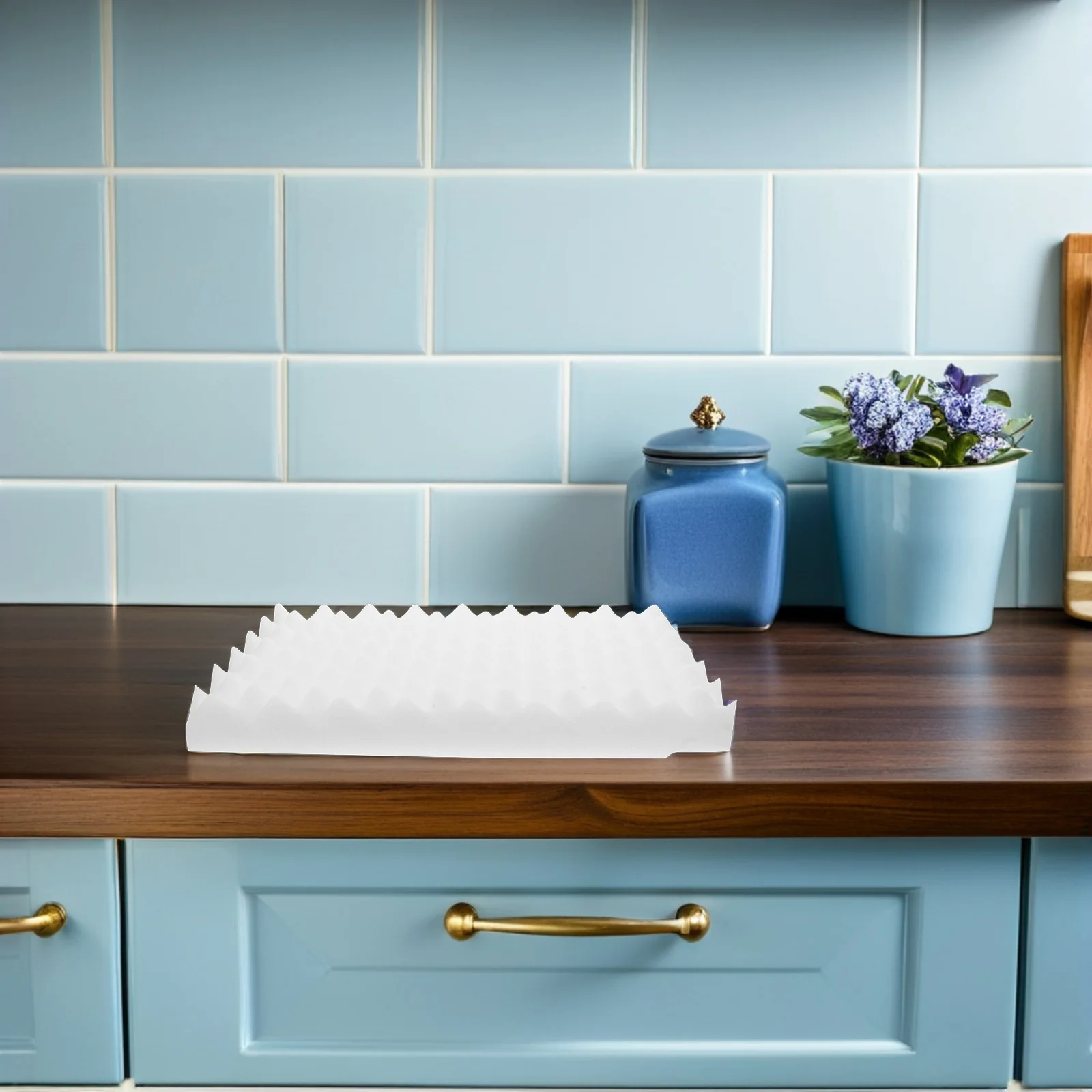 

2Pcs Fondant Cake Pad Wave Shape Sponge Cushion Sugar Flower Drying Mat Fondant Shaping Mat Baking Tools Flower Pad