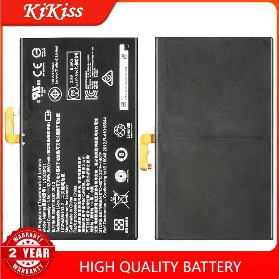 8500mAh Tablet Replacement Battery for Lenovo Yoga Book YB1-X91F X91L X91X YB1-X90F Series