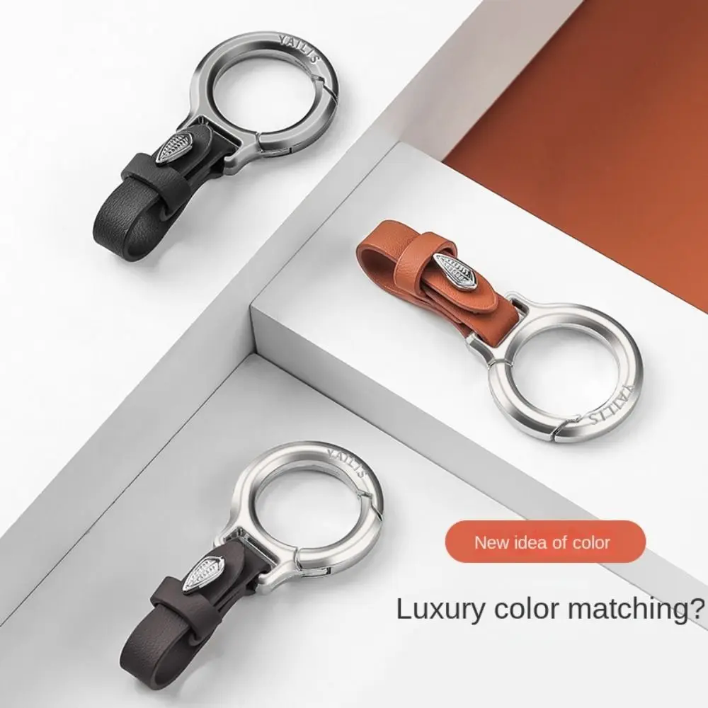 Kleine Schlüssel ringe multifunktion aler Schlüssel bund neue Zink legierung Outdoor-Werkzeug Hüftgurt Schnalle Karabiner Leder Schlüssel bund