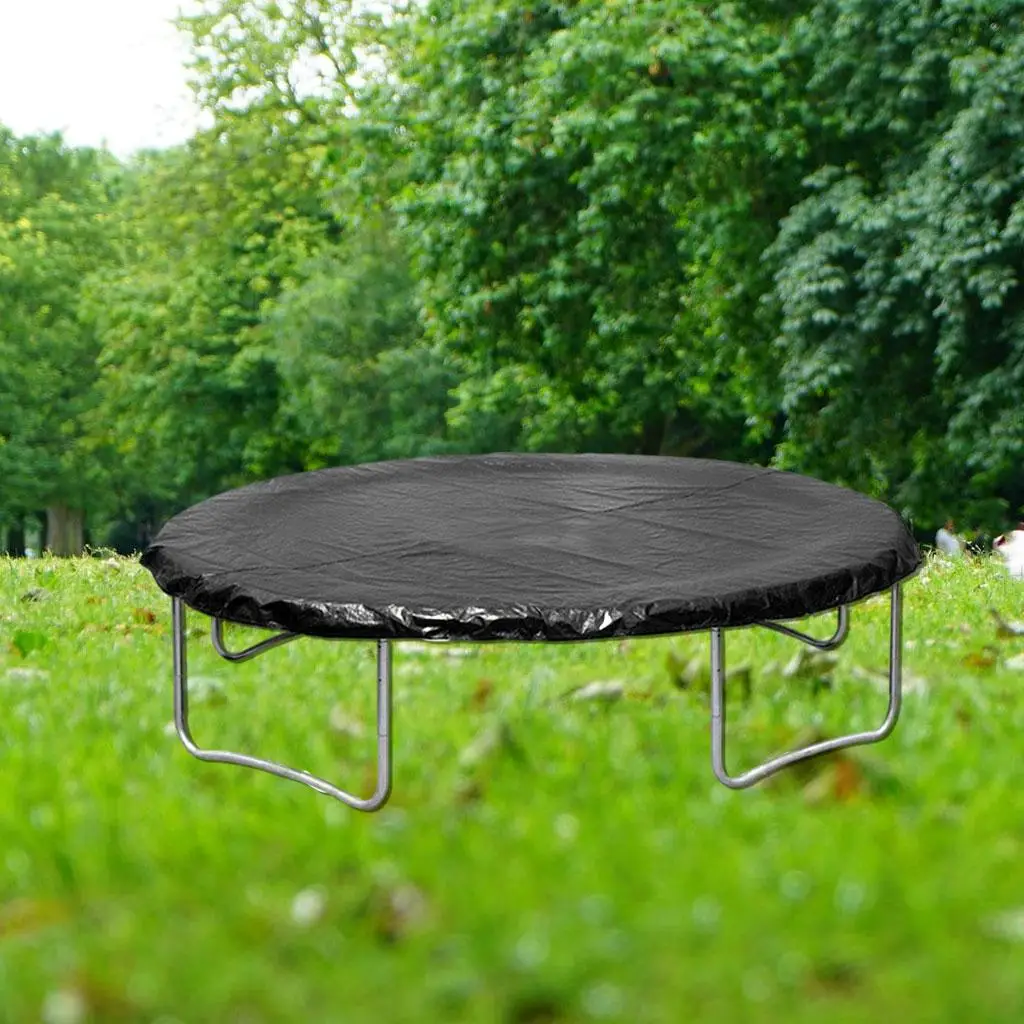 Full Size Trampoline Waterproof Cover Weather Protection Rain Snow Sun Shield Mat for Outdoor Garden 6ft-16ft Use