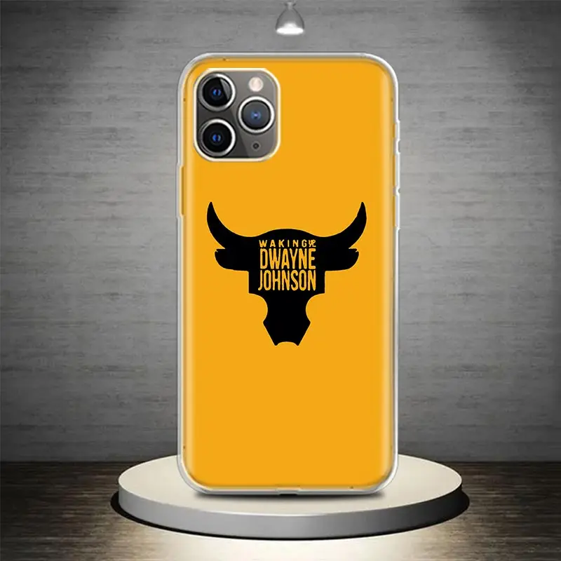 جراب هاتف Rock Dwayne Johnson Ua ، نمط ناعم ، غطاء لهاتف iPhone 14 ، 13 Pro ، 11 ، 15 ، Art ، 12 ، XR ، X ، XS Max ، 7 ، 8 ، 6S Plus ، SE